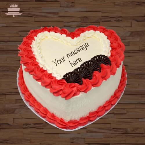 H3 - chocolate fan heart