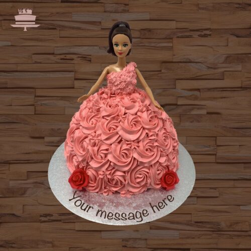 K10 - pink doll cake