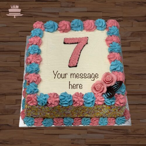 S35 - Pink & Blue coloured sprinkles