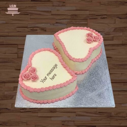 H8 - Pink Double Heart