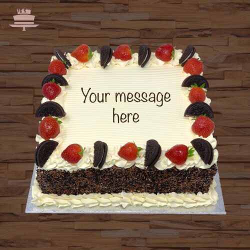 S44 - Oreo and strawberry top