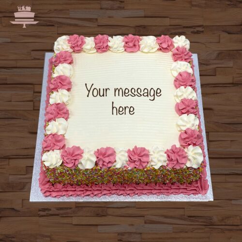 S30 - pink & white multi-coloured sprinkles