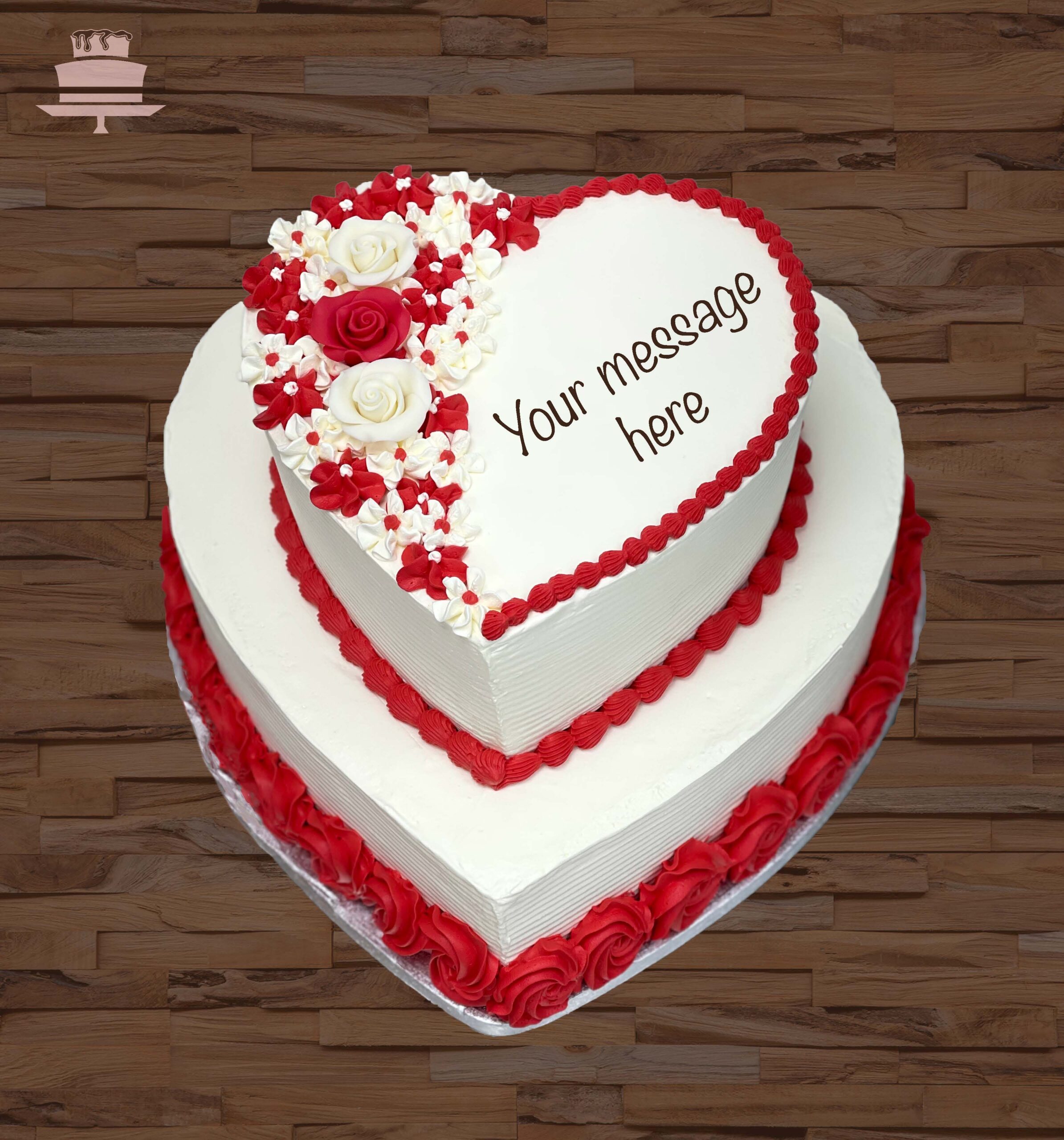 H11 - Two Tier Red Hearts